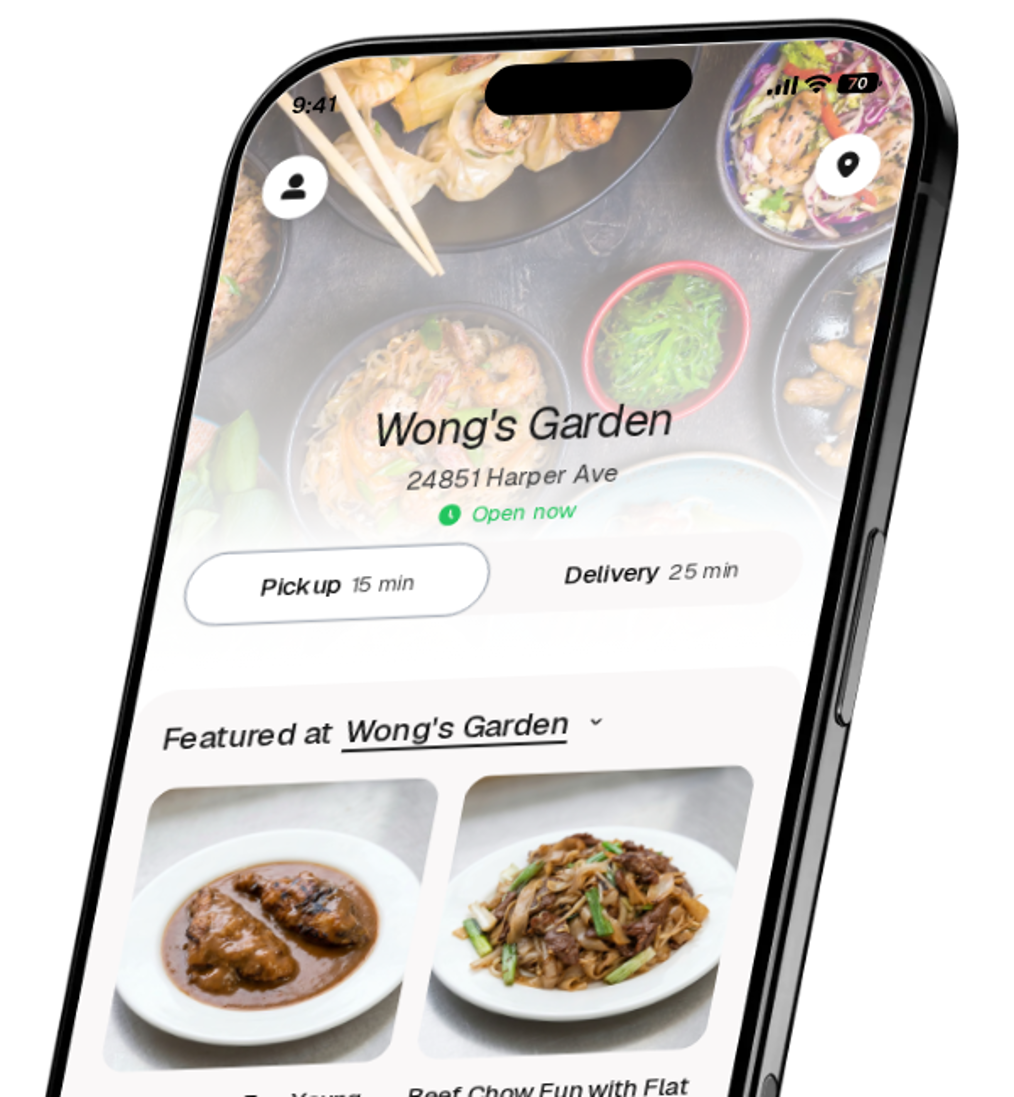 Wong's Garden app preview