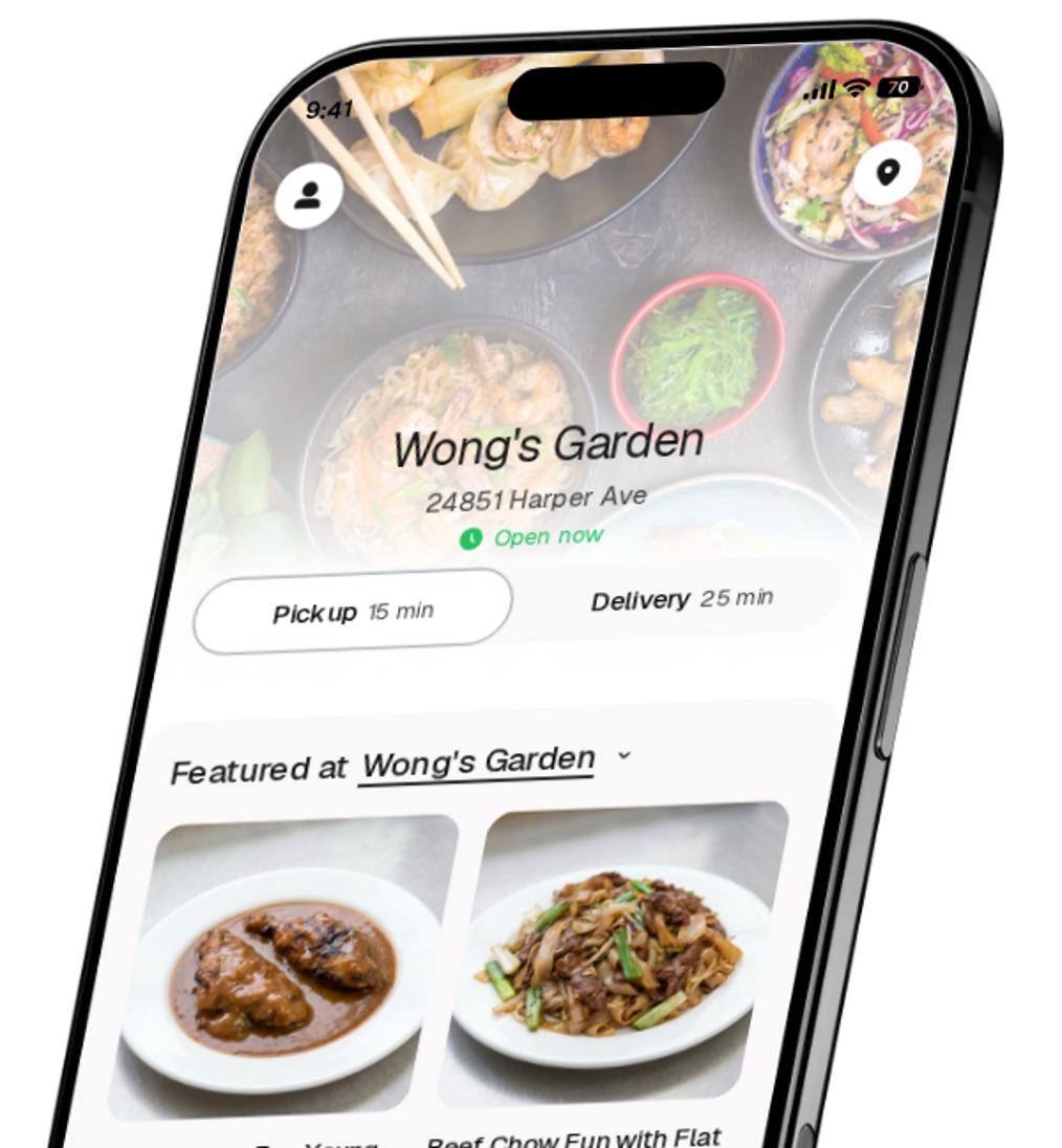 Wong's Garden app preview