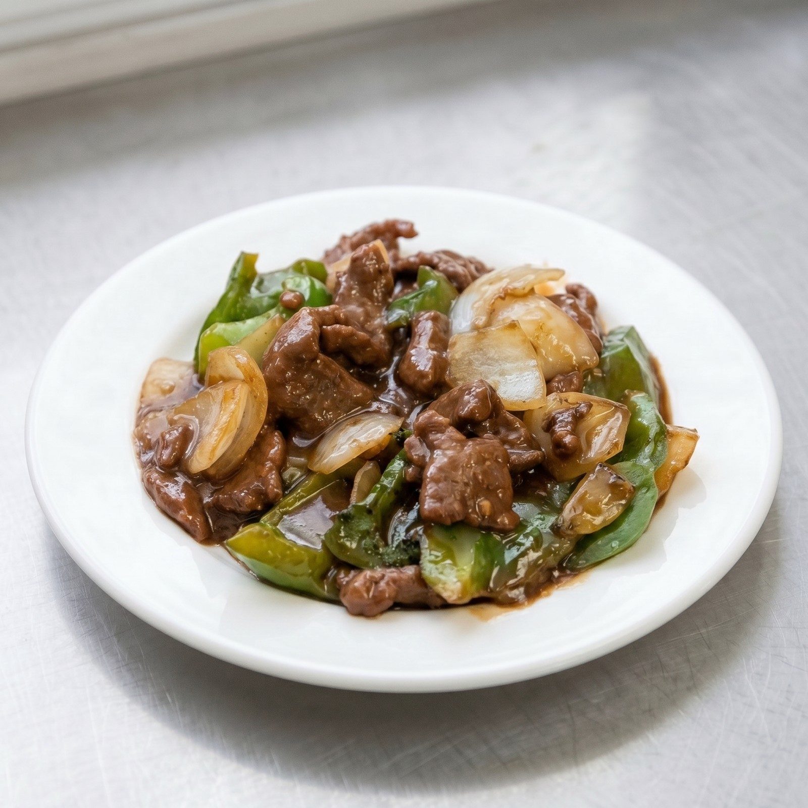 Pepper Steak Cantonese Style.