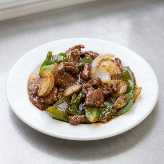 Pepper Steak Cantonese Style.