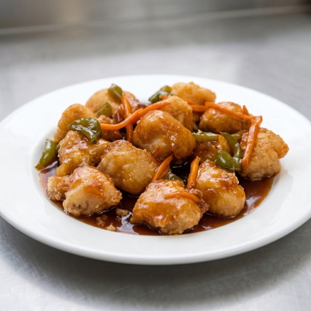 General Tso's Chicken Szechwan Style.