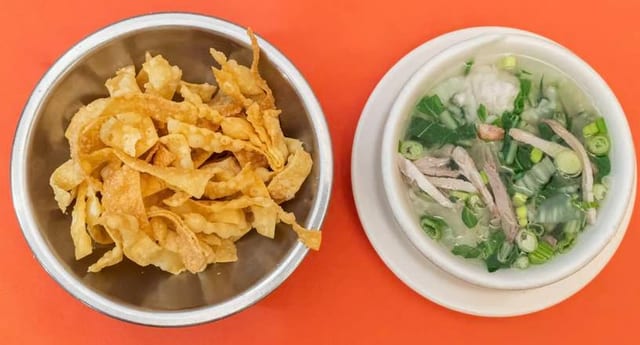 Fried Wonton Soup.